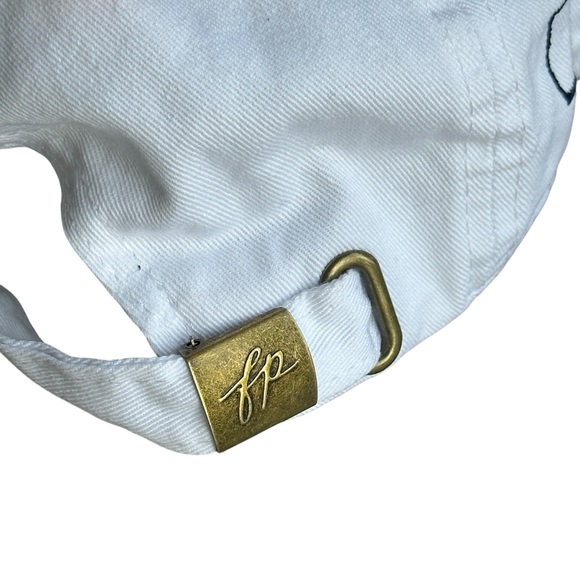 NWT Free People FP Movement Logo Baseball Cap in White O/S - Picture 6 of 7